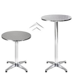 Barový stolek hliníkový Ø60cm