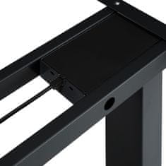 tectake Výškově nastavitelný rám stolu Twain 110-168x60x60-125cm