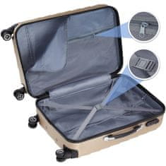 tectake 3 Cestovní kufry na kolečkách