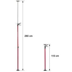 tectake 2 Teleskopické stavební podpěry stropní 115-290cm