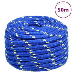 Greatstore Lodní lano modré 20 mm 50 m polypropylen