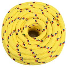 Vidaxl Lodní lano žluté 20 mm 25 m polypropylen