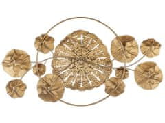 Beliani Nástěnná dekorace zlatá CHROMIUM