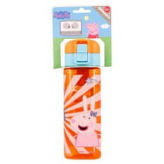 Stor Hranatá plastová láhev PEPPA PIG LOCK, 550ml, 41202