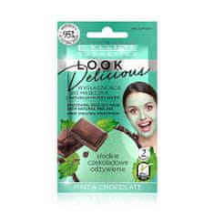 Eveline LOOK DELICIOUS VYHLAZUJÍCÍ BIO MASKA S PŘÍRODNÍM PEELINGEM 10 ML