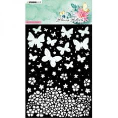 Aladine Šablona Studio Light Blooming Butterfly, A5 – rozkvetlí motýli