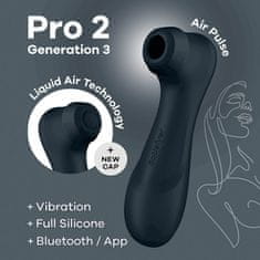 Satisfyer Satisfyer Pro 2 Generation 3 APP (Dark Grey), Liquid Air vibrátor