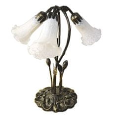 Clayre & Eef Stolní lampa Tiffany CLASSIC FLOWER 5LL-6104