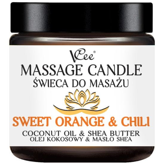 MH Star Masážní svíce Sweet orange & Chili 80g