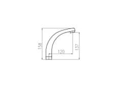 Slezák - RAV CZ Slezák RAV Ramínko kulaté SR0092 chrom Rozměr: 160 mm