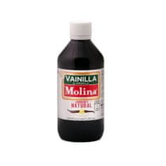 Molina Mexický vanilkový extrakt 50% [MIX pravého vanilkového extraktu a aromatických látek] "Vanilla Molina | Vainilla el Papantla | Vainilla Saborizante Natural" 250ml Molina