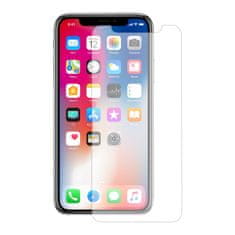 KOMA Ochranné tvrzené sklo pro iPhone X, zaoblení 2.5 D, tvrdost 9H