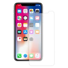 KOMA Ochranné tvrzené sklo pro iPhone XS Max, zaoblení 2.5 D, tvrdost 9H