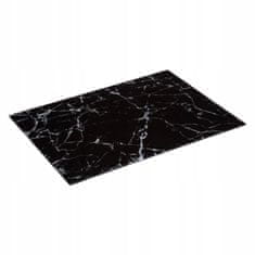 Northix Cutting Board - Black Marble 