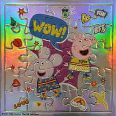 Levien Puzzle card PEPPA PIG - 25dílků+přání+obálka 