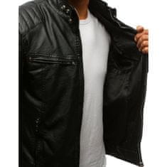 Dstreet Pánská bunda koženka černá TX3265 tx3265 M