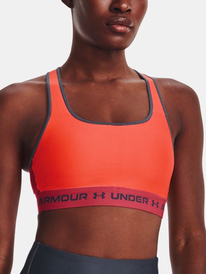 Under Armour Podprsenka UA Crossback Mid Bra-ORG