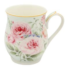 Home Elements  Porcelánový hrnek 350 ml, Růže