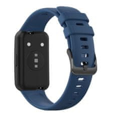 FIXED Silikonový řemínek Silicone Strap pro Huawei Band 7 FIXSSTB-1053-BL, modrý