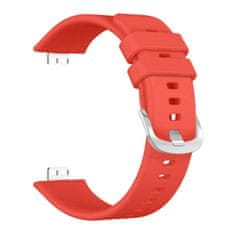 FIXED Silikonový řemínek Silicone Strap pro Huawei Watch FIT FIXSSTB-1054-RD, červený
