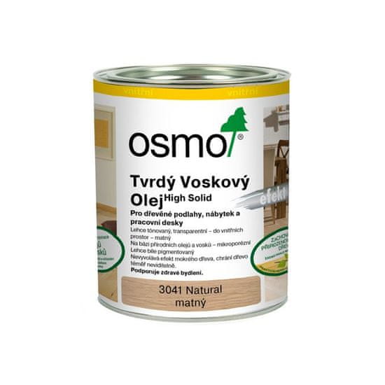 OSMO 3041 Tvrdý voskový olej, Natural 0,75 l