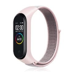 MobilPouzdra.cz Náhradní náramek Mi band 3/4/5/6/7 SportNylon - Růžovo-Šedá -