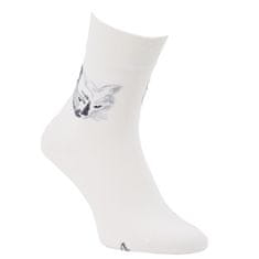 Zdravé Ponožky bambusové zdravotní jednobarevné ponožky se vzorem 6104323 4-pack, 39-42