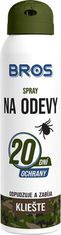 Sprej Bros, proti klíšťatům, na oblečení, repelent, 120/90 ml