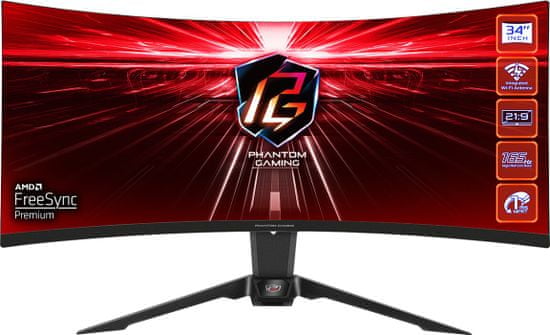 ASRock PG34WQ15R2B - LED monitor 34" (90LXA060-A0E2A0V)