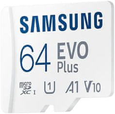 Samsung EVO Plus SDXC 64GB UHS-I (Class 10) + adaptér (MB-MC64KA/EU)