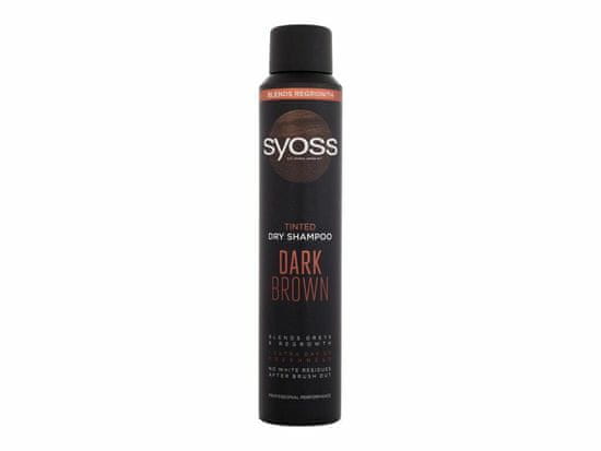 Syoss 200ml tinted dry shampoo dark brown, suchý šampon