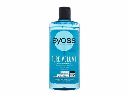 Syoss 440ml pure volume, šampon