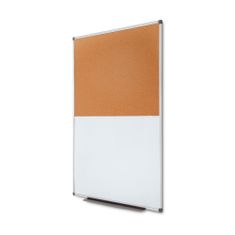 Jansen Display Combi Board - Hliníkový Whiteboard / Korek 90 x 120 cm