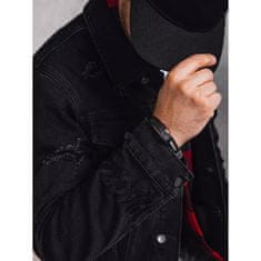 Dstreet Pánská bunda džínová TEODOR černá tx4374 S