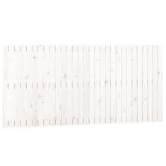 Vidaxl Nástěnné čelo postele bílé 185 x 3 x 90 cm masivní borové dřevo