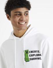 Celio Mikina Minecraft s kapucí XL