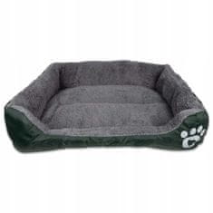 BB-Shop Plyšový zelený pelíšek pro psy S 45 x 40 cm