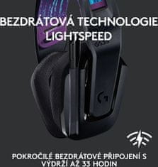 Logitech G535 Lightspeed, černá (981-000972)