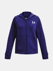 Under Armour Mikina UA Rival Terry FZ Hoodie-BLU YXS