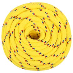 Vidaxl Lodní šňůra, žlutá, 16 mm, 50 m, polypropylen