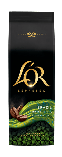 L'Or Espresso Brazil zrnková káva 1kg