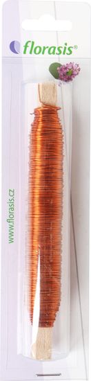 Drát měděný - 0,5 mm x 100 g oranžový