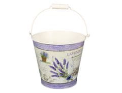 NOHEL GARDEN Kbelík LAVENDER DE PROVENCE plechový d15x15cm