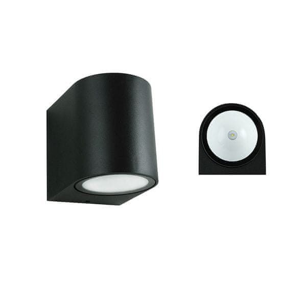 McLED LED svítidlo Revos R, 3W, 3000K, IP65, černá barva