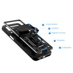 IZMAEL Hybrid armor Camshield pro Samsung Galaxy Z Flip 3 - Tmavě Modrá KP24928