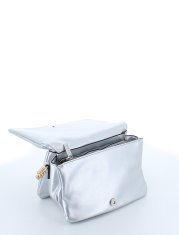 Marina Galanti flap bag Michaela – stříbrná