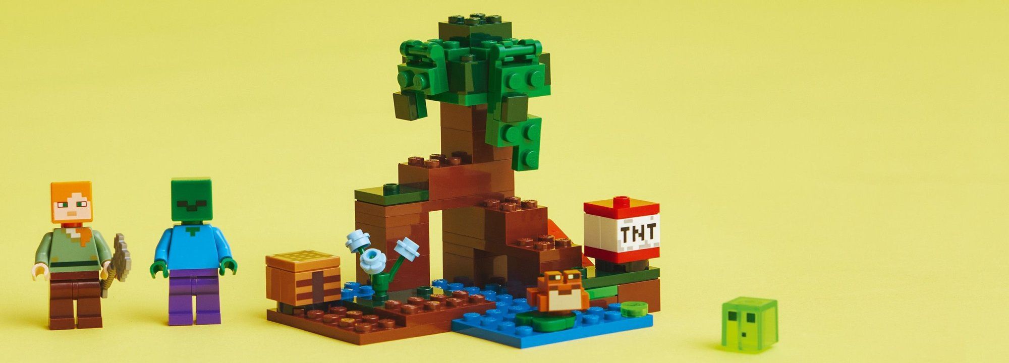 LEGO Minecraft 21240 Dobrodružství v bažině