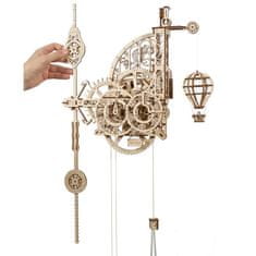 UGEARS 3D mechanický model - Aero Clock, Nástěnné hodiny