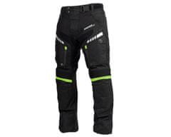 Cappa Racing Kalhoty moto pánské FIORANO textilní černé/zelené 3XL