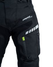 Cappa Racing Kalhoty moto pánské FIORANO textilní černé/zelené 4XL